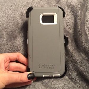 Grey and White OtterBox