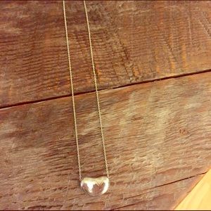 Elsa Peretti Bean Necklace Sterling Silver