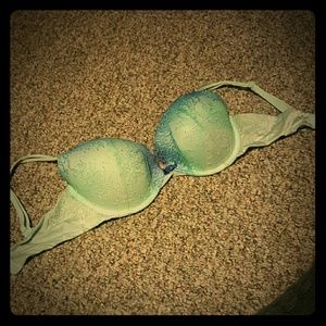 Blue ombre victorias secret bra