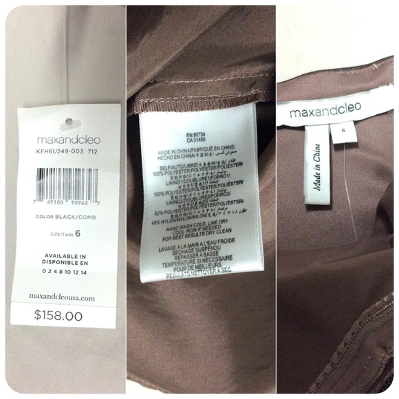 🆕 MAX & CLEO strapless dress - Picture 3 of 5