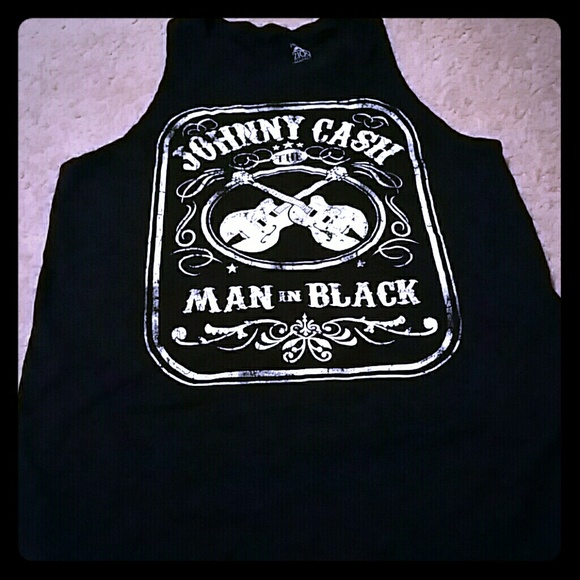 Johnny Cash racerback tank