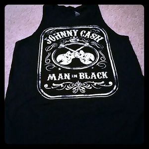 Johnny Cash racerback tank