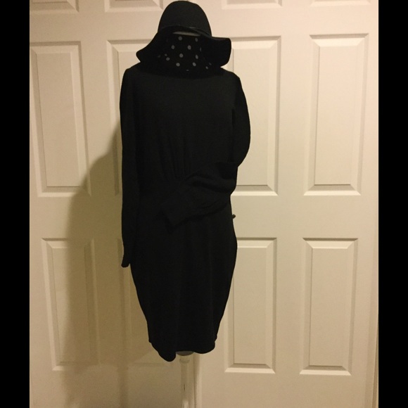 J Crew Black Knit Dress