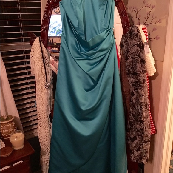 Malibu blue gown
