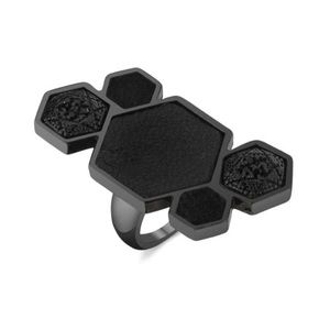 HP [House of Harlow] Rhodium Cluster Ring NWOT