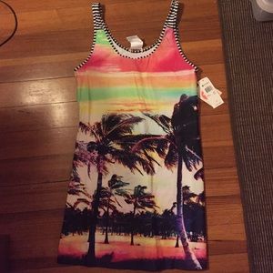 Roxy tank dress (swim suit material)