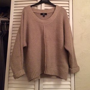Chunky tan sweater