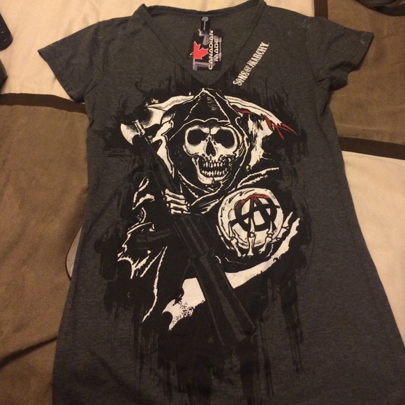 Women's son of anarchy tshirt