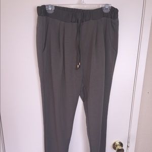 Army green joggers😊