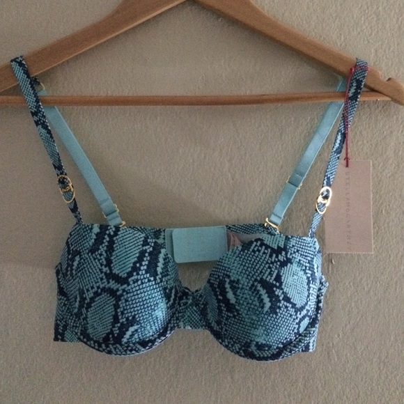 Stella McCartney Other - NWT Stella McCartney Turquoise Python Bra 32B