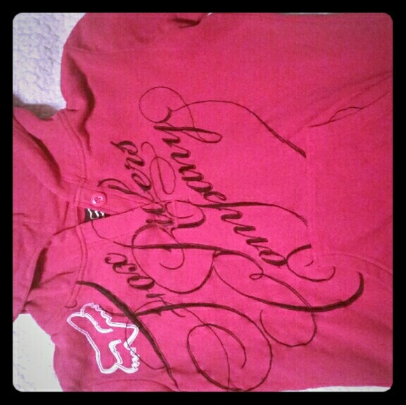 Fox pink hoodie