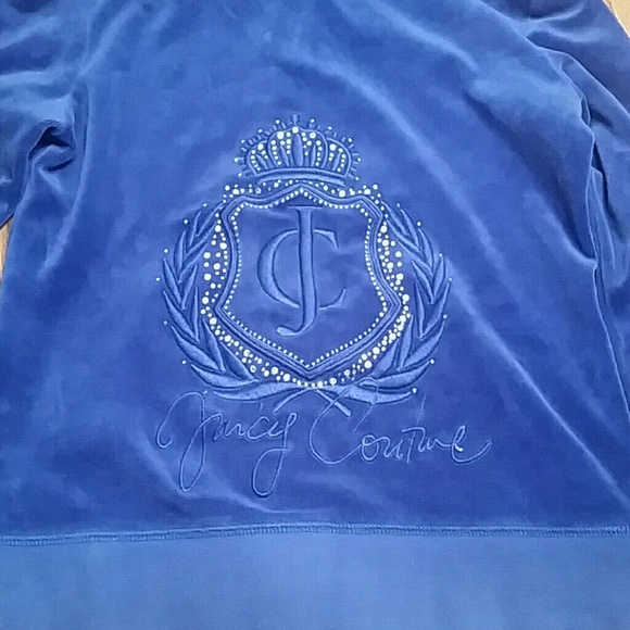 Blue Embellished Juicy Couture Jacket