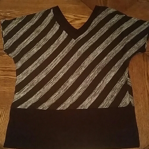 Horizontal stripe sweater