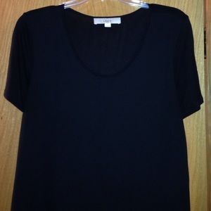 Loft Black Blouse