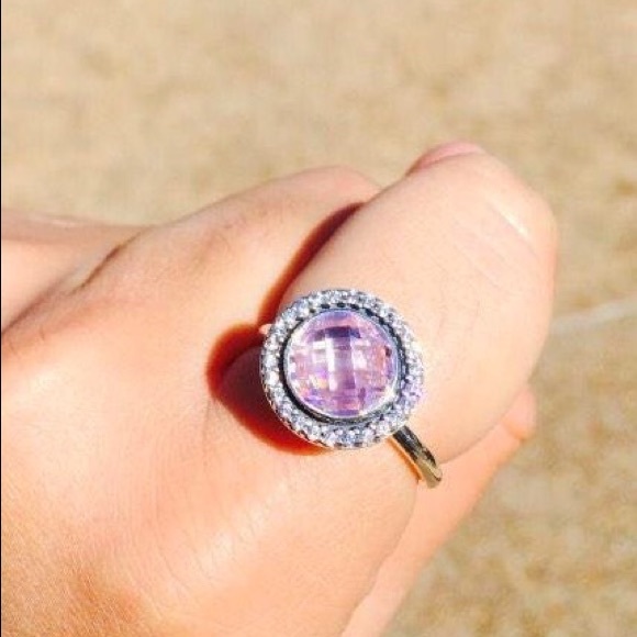 Pandora statement sparkling pink ring-final price