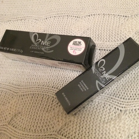 Makeover Essentials shimmer bronzer and lip gloss