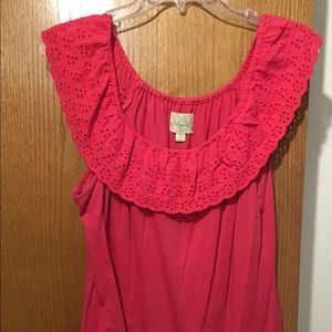 Anthropologie Deletta Crochet Top