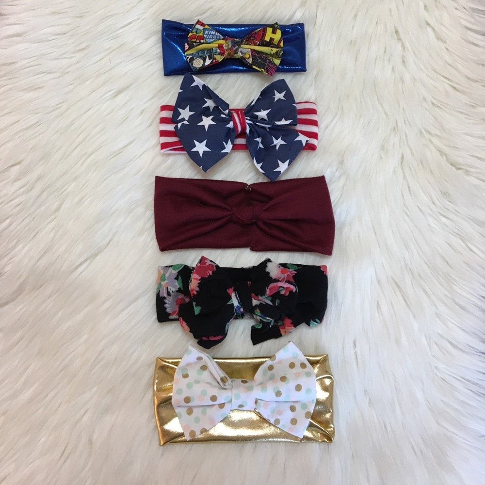 CLEARANCE! Headbands for NB & 0/3M! - Picture 1 of 4