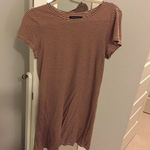 Striped t-shirt dress