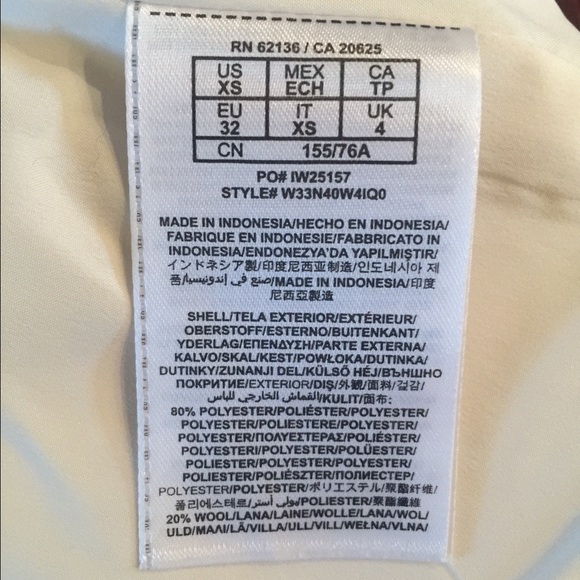 Long-Sleeve White Bouclé Moto Jacket from Guess - Picture 2 of 4