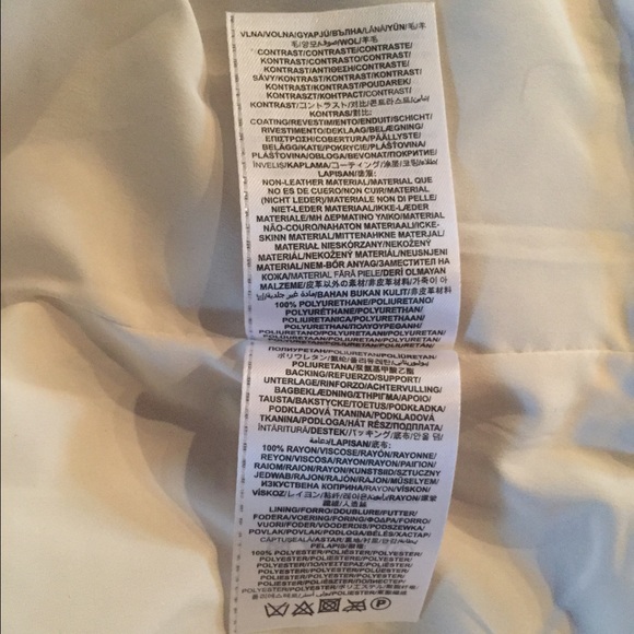 Long-Sleeve White Bouclé Moto Jacket from Guess - Picture 3 of 4