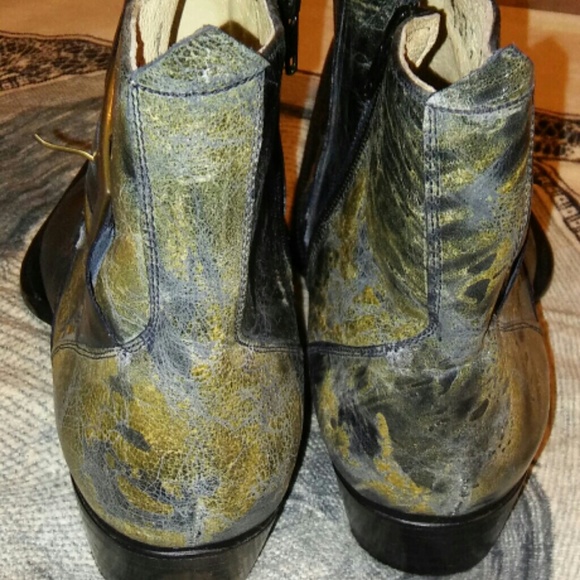 Mens Alligator, Crocodile,Ostrich, Boot main image 4