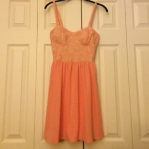 Peach lace Charlotte Russe