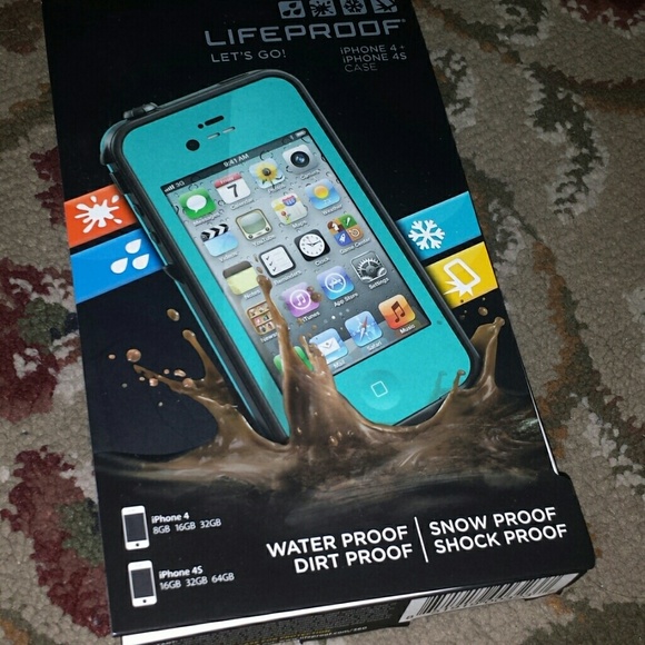 Teal/Black Lifeproof iPhone 4/4S Case
