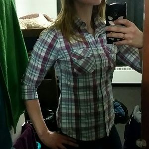 Plaid dress shirt