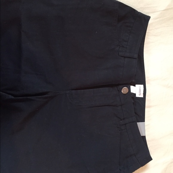 CHICO'S Black Corduroy Pants
