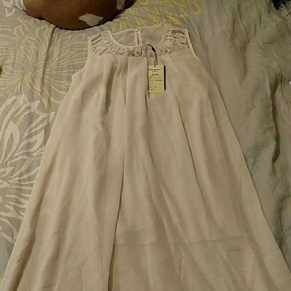 Sheer maxi-ish dress