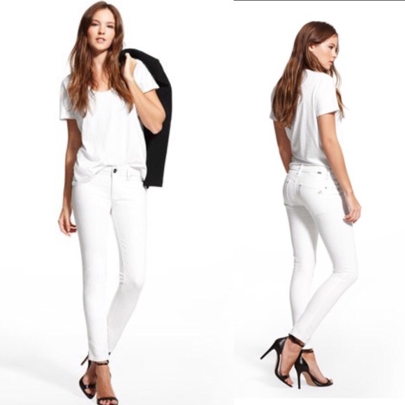 DL961 White Emma Legging Jeans