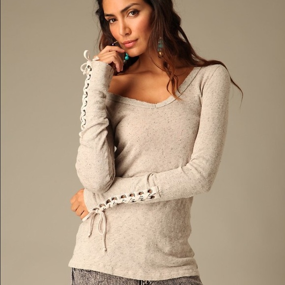 ISO Looking for free people lace up cuff sweater