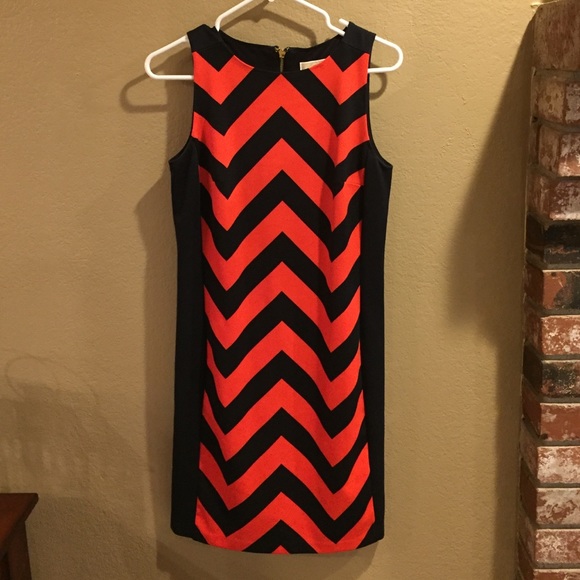 navy and orange chevron dress LOFT chevron maxi dress in orange and navy with