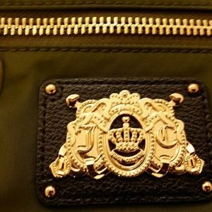 JC olive green tote bag