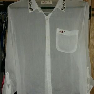 Sheer Button Up
