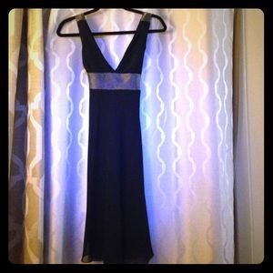 Black dress with silver touches!