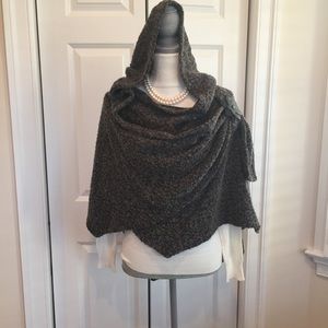 Grey Wool Cape