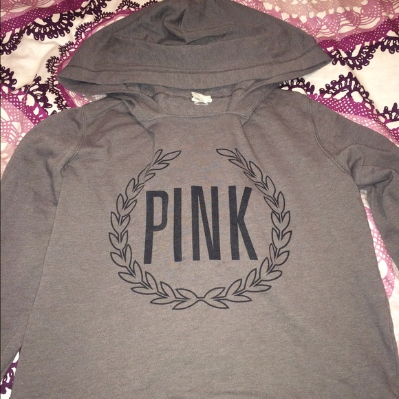 Grey VS PINK hoodie size large