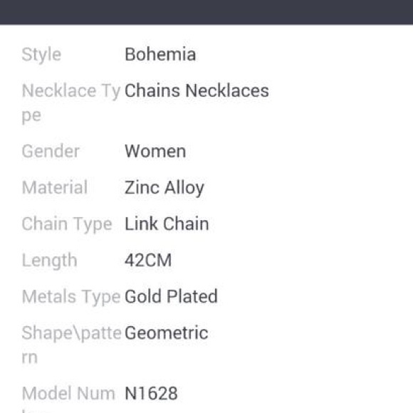 Beautiful Triangle Necklace - Picture 2 of 2