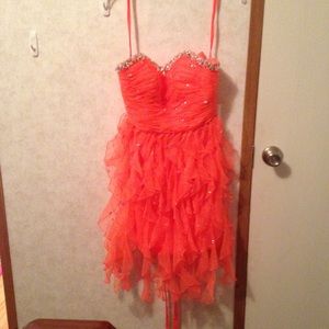 Orange Prom Dress