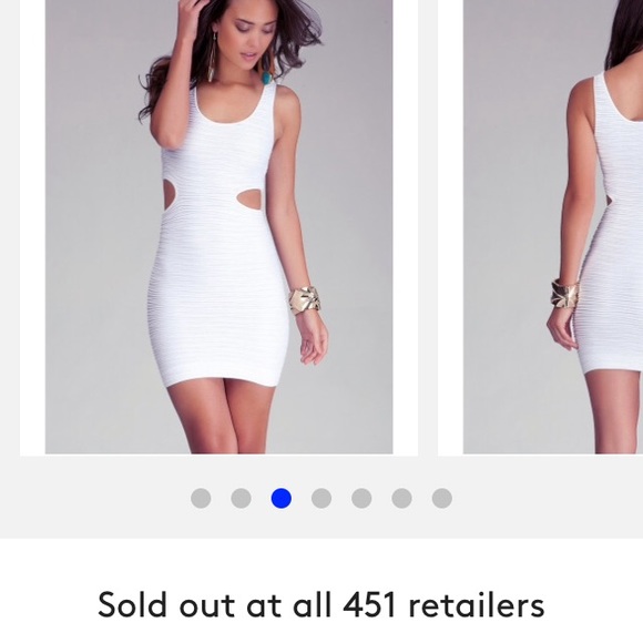 bebe Dresses & Skirts - Bebe party dress with side cut outs