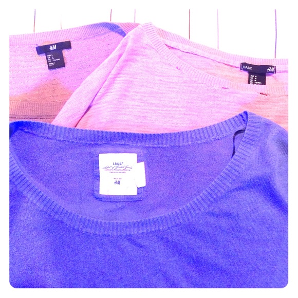 LOT 3 H&M Sweaters.