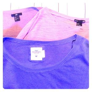 LOT 3 H&M Sweaters.