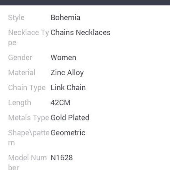 Beautiful Triangle Necklace - Picture 2 of 2