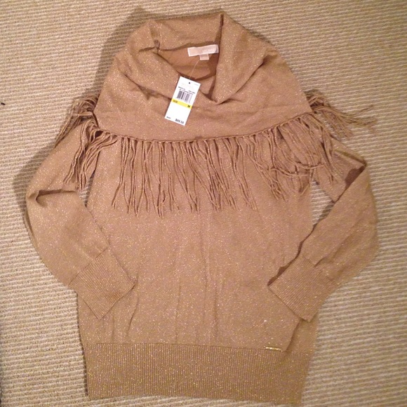 Gorgeous sparkly, gold sweater NWT