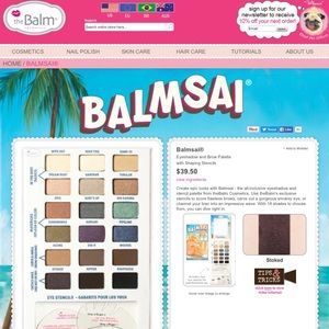 Balmsai Eyeshadow/Eyebrow Palette