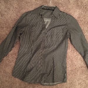 Express striped Button down shirt