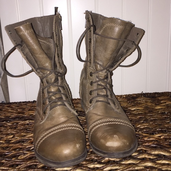Steve Madden combat boots