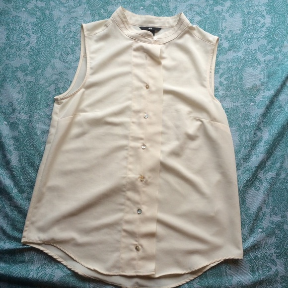 HM Cream Shirt Vintage Sz. 8